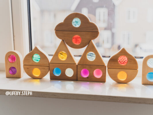 Bauspiel Sprookjesvenster blokken 12 stuks
