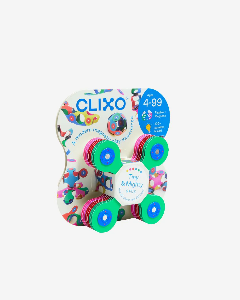 Clixo Tiny & Mighty Rainbow (9 stuks)