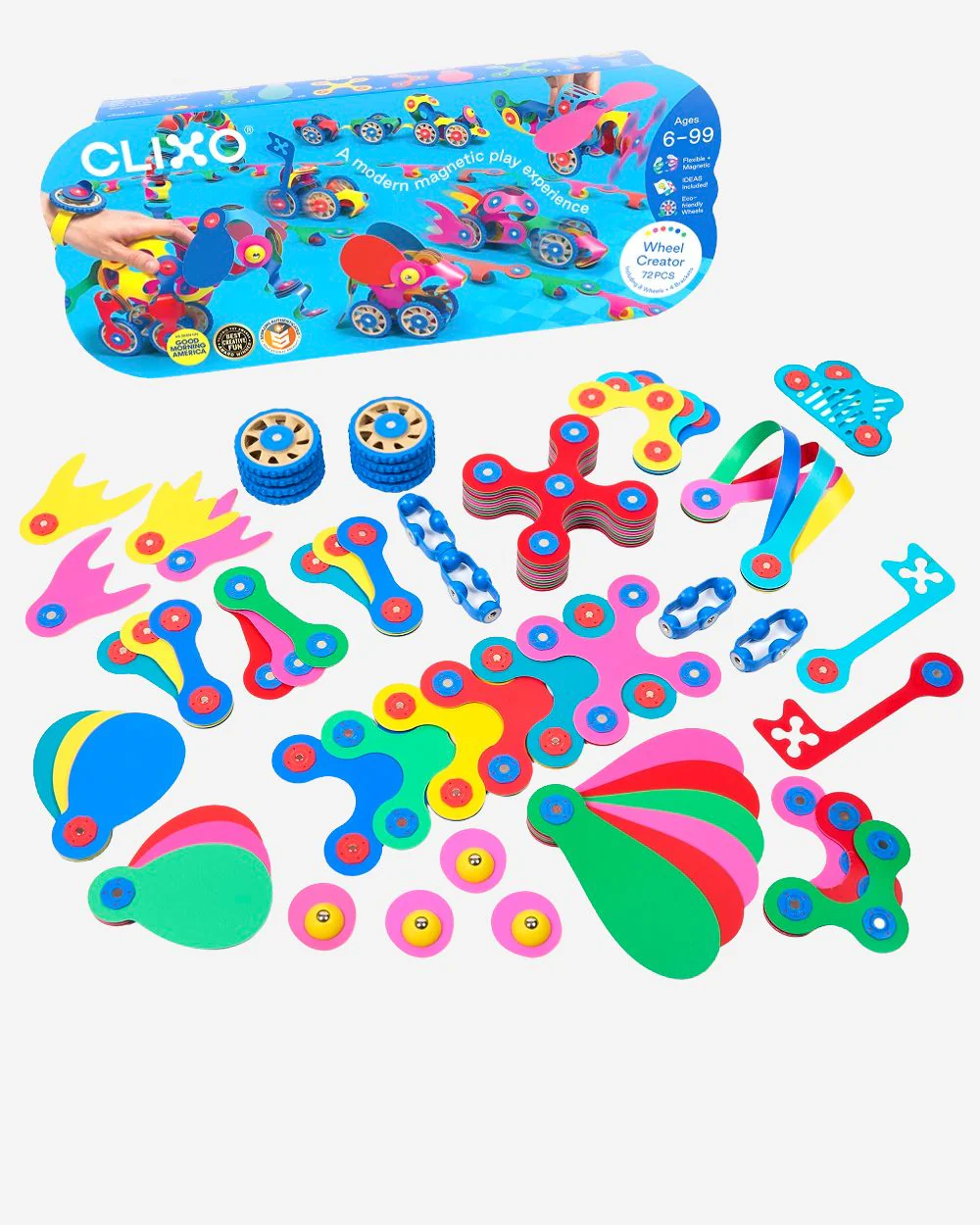 Clixo Wheel Creator Pack (72 stuks) - Afbeelding 2