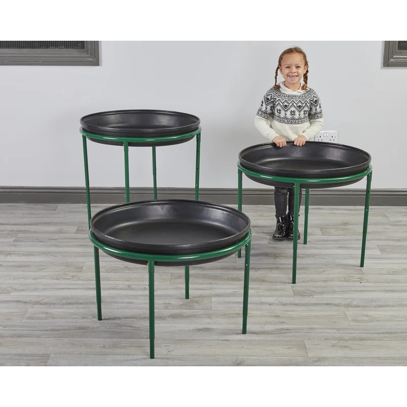 Cosy Direct Diepe Tuff Tray Zwart met onderstel