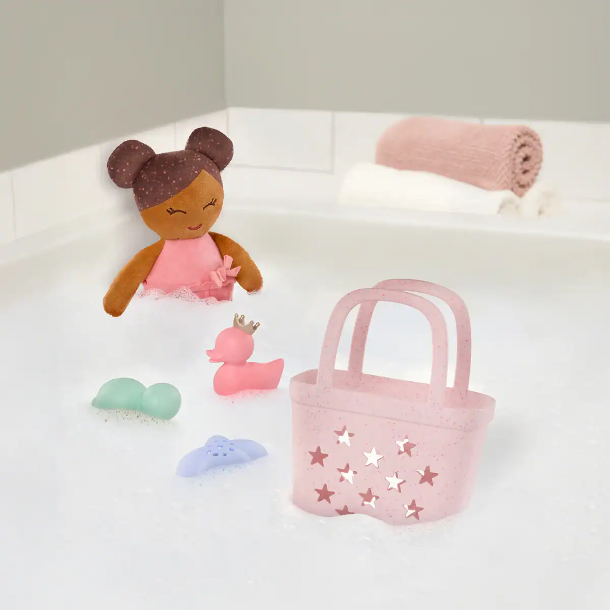 LullaBaby Badpop met Badmandje en Accessoires - Afbeelding 2