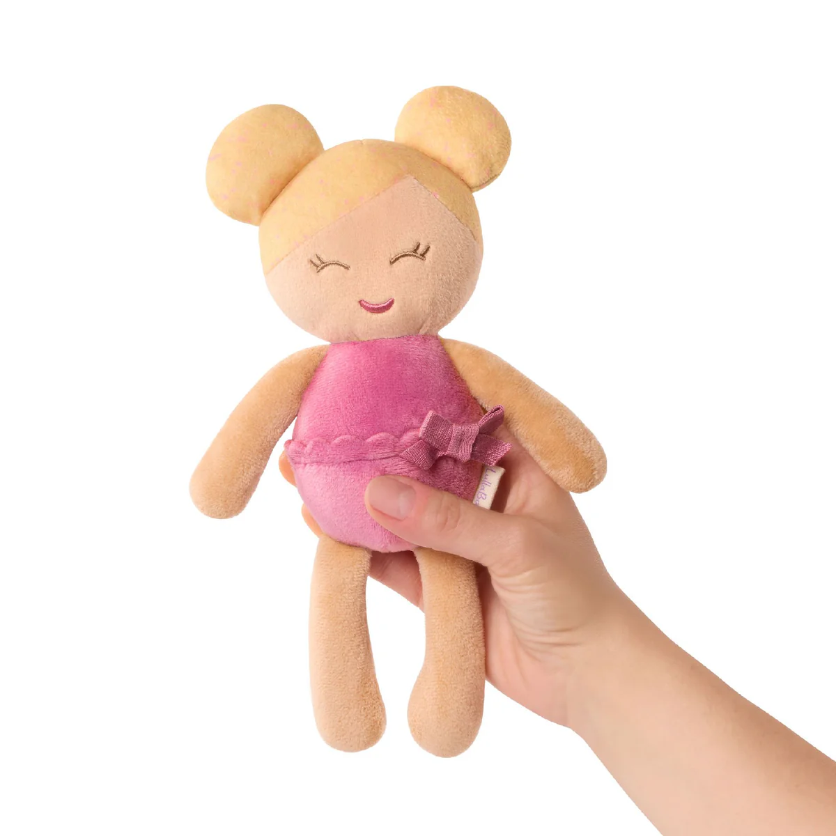 LullaBaby Zachte Badpop – Meisje met blond haar | Klein