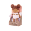 LullaBaby Zachte Badpop – Meisje met bruin haar Groot