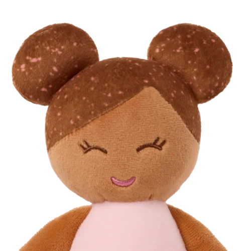 LullaBaby Zachte Badpop – Meisje met bruin haar Klein 2