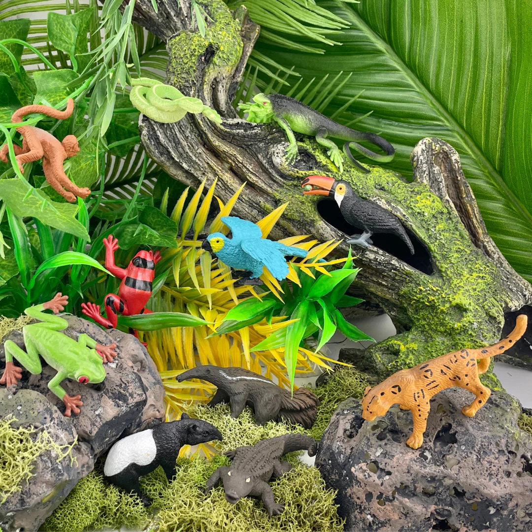 Safari Ltd Regenwoud dieren Toob - Afbeelding 3
